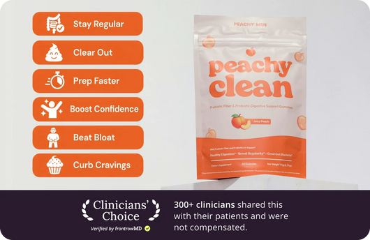 Peachy Clean™ Sugar-Free Pre+Probiotic Fiber Gummies